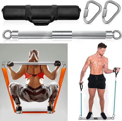 detachable resistance bands workout bar
